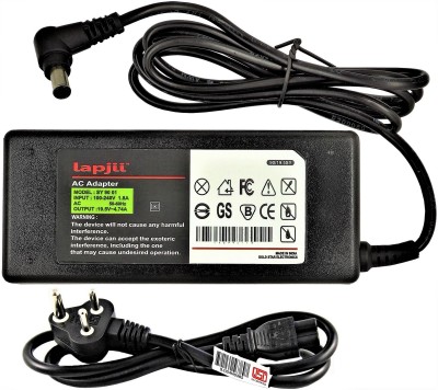 LAPJII Adapter Charger for PCG FX190K Laptops of 19.5V, 4.74A, Pin 6.5x4.4, 90 W Adapter(Power Cord Included)