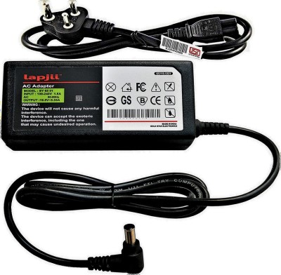LAPJII Charger Compatible for SONY VAIO VGN E Series Laptops 65 W Adapter(Power Cord Included)