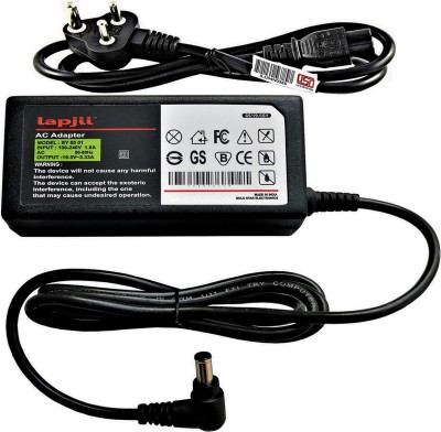 LAPJII Laptop Charger 19.5v.3.33a,Pin-6.5x4.4 Compatible for Sony Vaio VGP-AC16V14,AC19V3,AC19V7,W 65 W Adapter(Power Cord Included)
