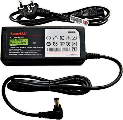 LAPJII Laptop Adapter 19.5v.3.33a,Pin-6.5x4.4 65 W Adapter(Power Cord Included)