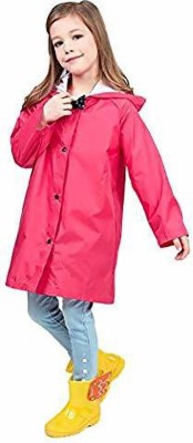 FASHIONIO Solid Girls Raincoat