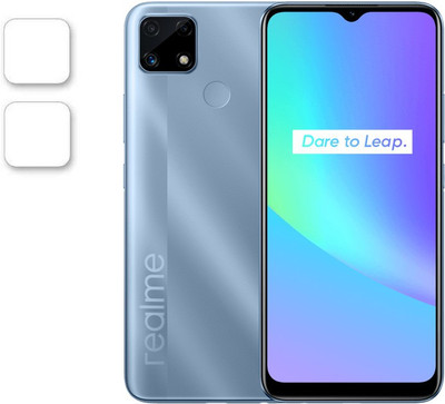 Msons Camera Lens Protector for Realme C25 | Camera Lens Protector With Flexible Tempered Glass(Pack of 2)