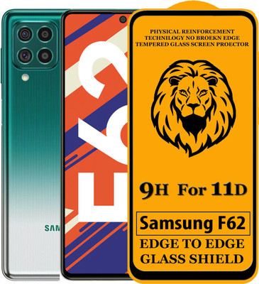 SEVEN7STAR Edge To Edge Tempered Glass for Samsung Galaxy F62(Pack of 1)