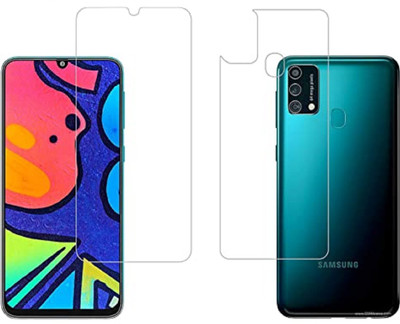 MOBIE ATTIRE Front and Back Tempered Glass for Samsung Galaxy F41 Ultra Hammer Proof And Flexible(Pack of 1)