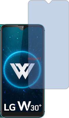 MOBART Tempered Glass Guard for LG W30 PLUS (Impossible AntiBlue Light)(Pack of 1)