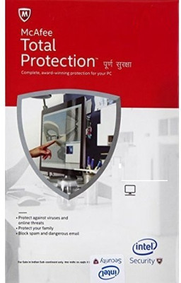 McAfee Total Security 5 User 1 Year (Renewal)(CD/DVD)