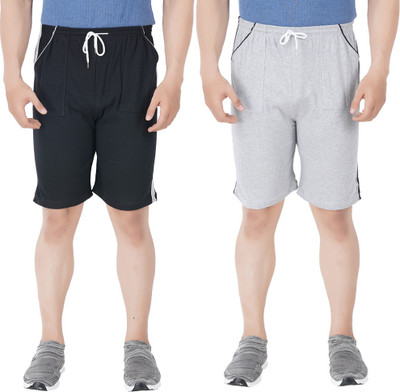 JUST TYR FASHION Solid Men Multicolor Bermuda Shorts