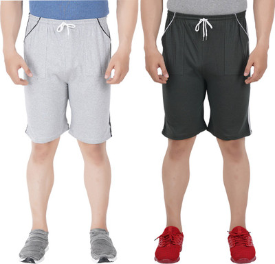 JUST TYR FASHION Solid Men Multicolor Bermuda Shorts