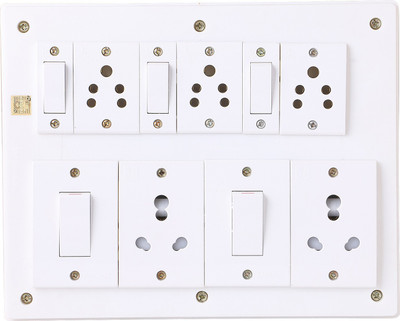 BAHUL LATEST ANCHOR Power Strip extension multi outlet board Fitted with 2 Anchor Switches(15 Amp) And 2 Anchor Sockets(15 Amp)& 3 Anchor Switch(5 Amp) with 3 Anchor Socket(5 Amp) with 4 metre Chord WITH 15 AMP BIG PLUG WITH HEAY DUTY THREEE CORE WIRE CAPACITY 1500 WATT EASILY 5 Socket Extension Bo BAHUL LATEST ANCHOR Power Strip extension multi outlet board Fitted with 2 Anchor Switches(15 Amp) And 2 Anchor Sockets(15 Amp)& 3 Anchor Switch(5 Amp) with 3 Anchor Socket(5 Amp) with 4 metre Chord WITH 15 AMP BIG PLUG WITH HEAY DUTY THREEE CORE WIRE CAPACITY 1500 WATT EASILY 5 Socket Extension Bo