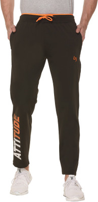 Leebonee Solid Men Dark Green Track Pants