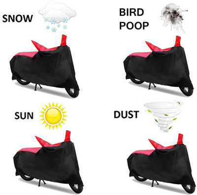 APNEK Waterproof Two Wheeler Cover for Bajaj(Pulsar 125, Multicolor)