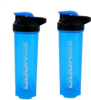 ALLIEDSALESINDIA 700 ml Plastic Shaker(Pack of 2, Blue)