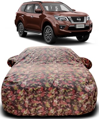 Zooper Car Cover For Nissan Terra (With Mirror Pockets)(Green, Red)