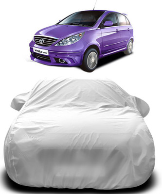MoTRoX Car Cover For Tata Vista (With Mirror Pockets)(Silver)