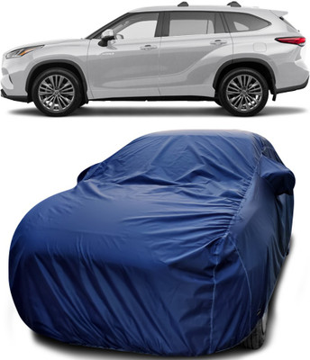 Gavya Car Cover For Toyota Highlander (With Mirror Pockets)(Blue)
