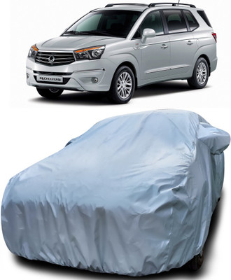 Gavya Car Cover For SsangYong Rodius (With Mirror Pockets)(Silver)