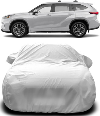 Gavya Car Cover For Toyota Highlander (With Mirror Pockets)(Silver)