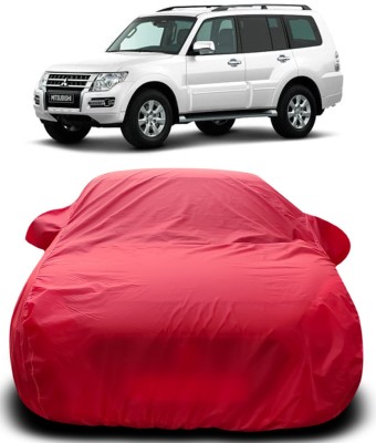 Gavya Car Cover For Mitsubishi Montero (With Mirror Pockets)(Red)