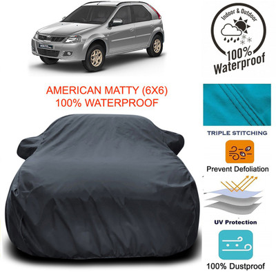 APNEK Car Cover For Mahindra Verito Vibe (With Mirror Pockets)(Grey)
