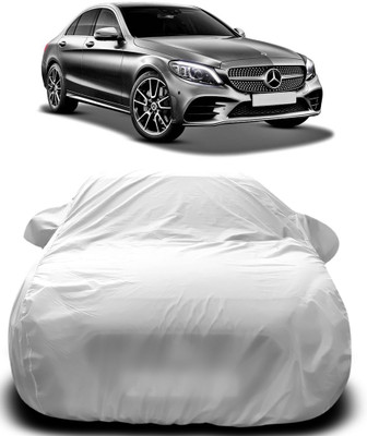 Gavya Car Cover For Mercedes Benz C-Class (With Mirror Pockets)(Silver)