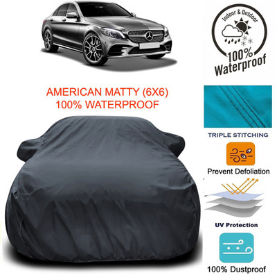 Gavya Car Cover For Mercedes Benz C-Class (With Mirror Pockets)(Grey)