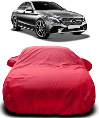 Gavya Car Cover For Mercedes Benz C-Class (With Mirror Pockets)(Red)