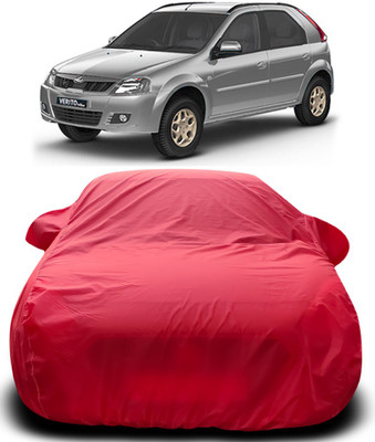 MoTRoX Car Cover For Mahindra Verito Vibe (With Mirror Pockets)(Red)