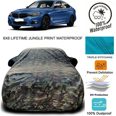 Gavya Car Cover For BMW 5 Series GT (With Mirror Pockets)(Green)