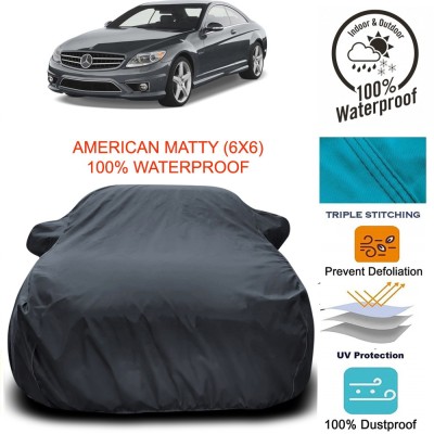 Gavya Car Cover For Mercedes Benz CL-Class (With Mirror Pockets)(Grey)