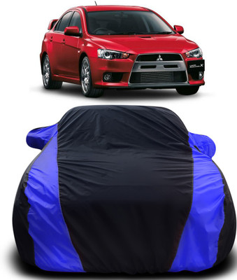 APNEK Car Cover For Mitsubishi Lancer (With Mirror Pockets)(Black, Blue)