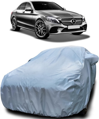 Gavya Car Cover For Mercedes Benz C-Class (With Mirror Pockets)(Silver)