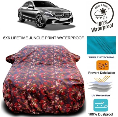 Genipap Car Cover For Mercedes Benz C-Class (With Mirror Pockets)(Blue, Red, Green)