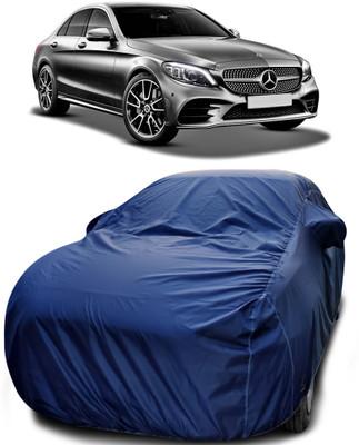 Gavya Car Cover For Mercedes Benz C-Class (With Mirror Pockets)(Blue)