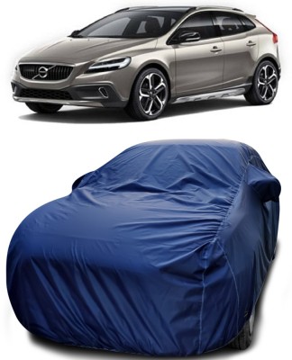 Gavya Car Cover For Volvo V40 (With Mirror Pockets)(Blue)