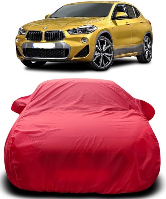 Gavya Car Cover For BMW X2 (With Mirror Pockets)(Red)