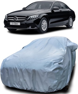 MoTRoX Car Cover For Mercedes Benz C180 (With Mirror Pockets)(Silver)