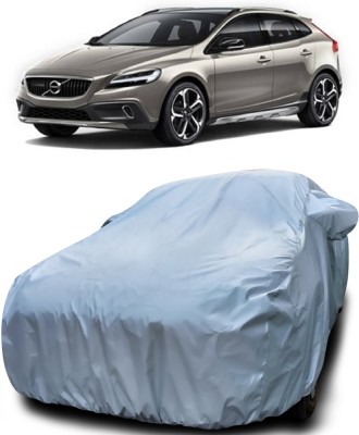 Gavya Car Cover For Volvo V40 (With Mirror Pockets)(Silver)