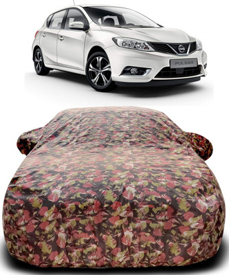 Elegance Car Cover For Nissan Pulsar (With Mirror Pockets)(Green, Red)