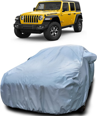 ProRox Car Cover For Jeep Wrangler (With Mirror Pockets)(Silver)