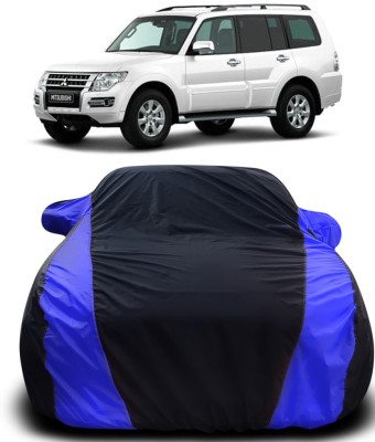 Gavya Car Cover For Mitsubishi Montero (With Mirror Pockets)(Black, Blue)