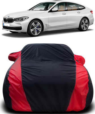 Gavya Car Cover For BMW 6 Series (With Mirror Pockets)(Black, Red)