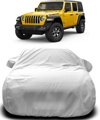 ProRox Car Cover For Jeep Wrangler (With Mirror Pockets)(Silver)