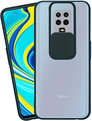 Yotech Back Cover for Poco M2 Pro, Mi Redmi Note 9 Pro, Mi Redmi Note 9 Pro Max(Green, Camera Bump Protector, Silicon, Pack of: 1)