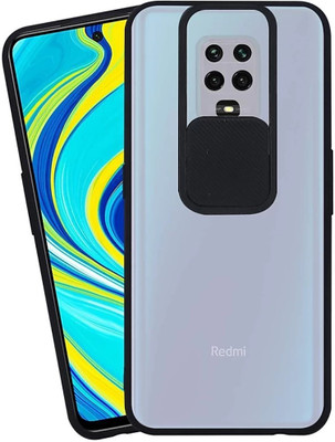 Yotech Back Cover for Mi Redmi Note 9 Pro Max, Mi Redmi Note 9 Pro(Black, Camera Bump Protector, Silicon, Pack of: 1)