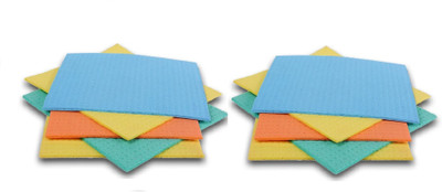 Flipkart SmartBuy Sponge Wipe for Kitchen 10 Pcs Multipurpose Use Sponge Wipe(Medium, Pack of 10)