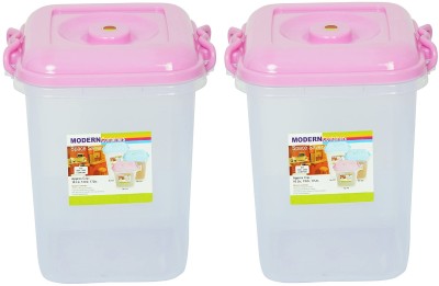 N H Enterprise Plastic Grocery Container  - 10 L(Pack of 2, Multicolor)