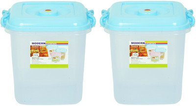 AK HUB Plastic Grocery Container  - 10 ml(Pack of 2, Blue)