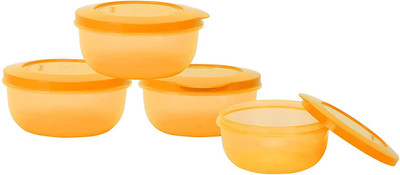 Cutting EDGE Plastic Utility Container  - 1950 ml(Pack of 4, Orange)