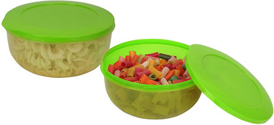 Cutting EDGE Plastic Utility Container  - 400 ml(Pack of 2, Green)