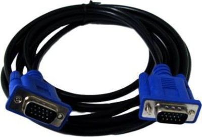 Sireen  TV-out Cable 1.5 Meter 15 Pin Male to Male VGA Cable for Connecting Laptop PC to Monitor LCD LED TV ,Computer(Black, For Laptop, 1.5 m)